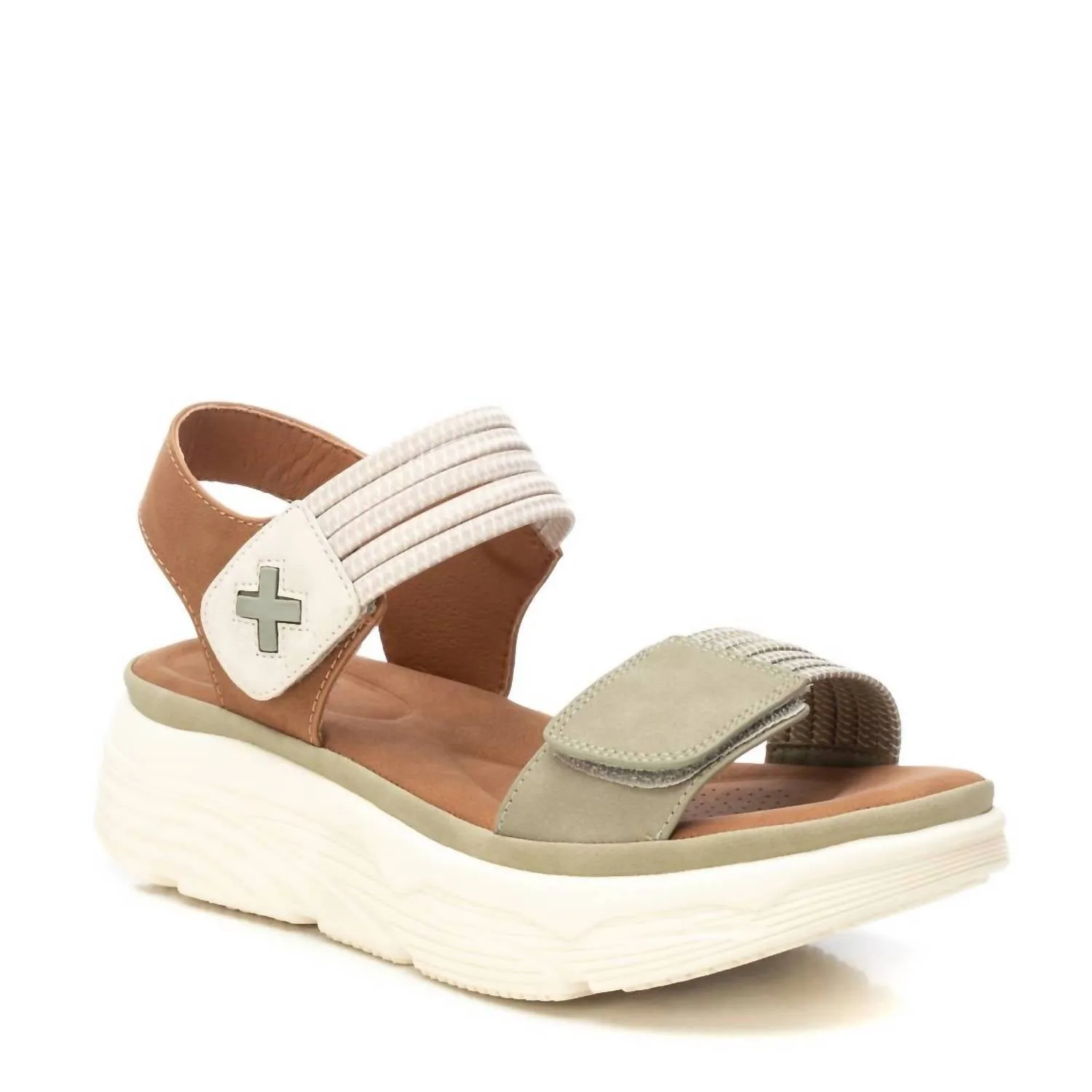 Women's Casual Sandals In Kakhi