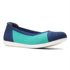 Women's Cloudsteppers Carly Wish Ballet Flats In Navy/green