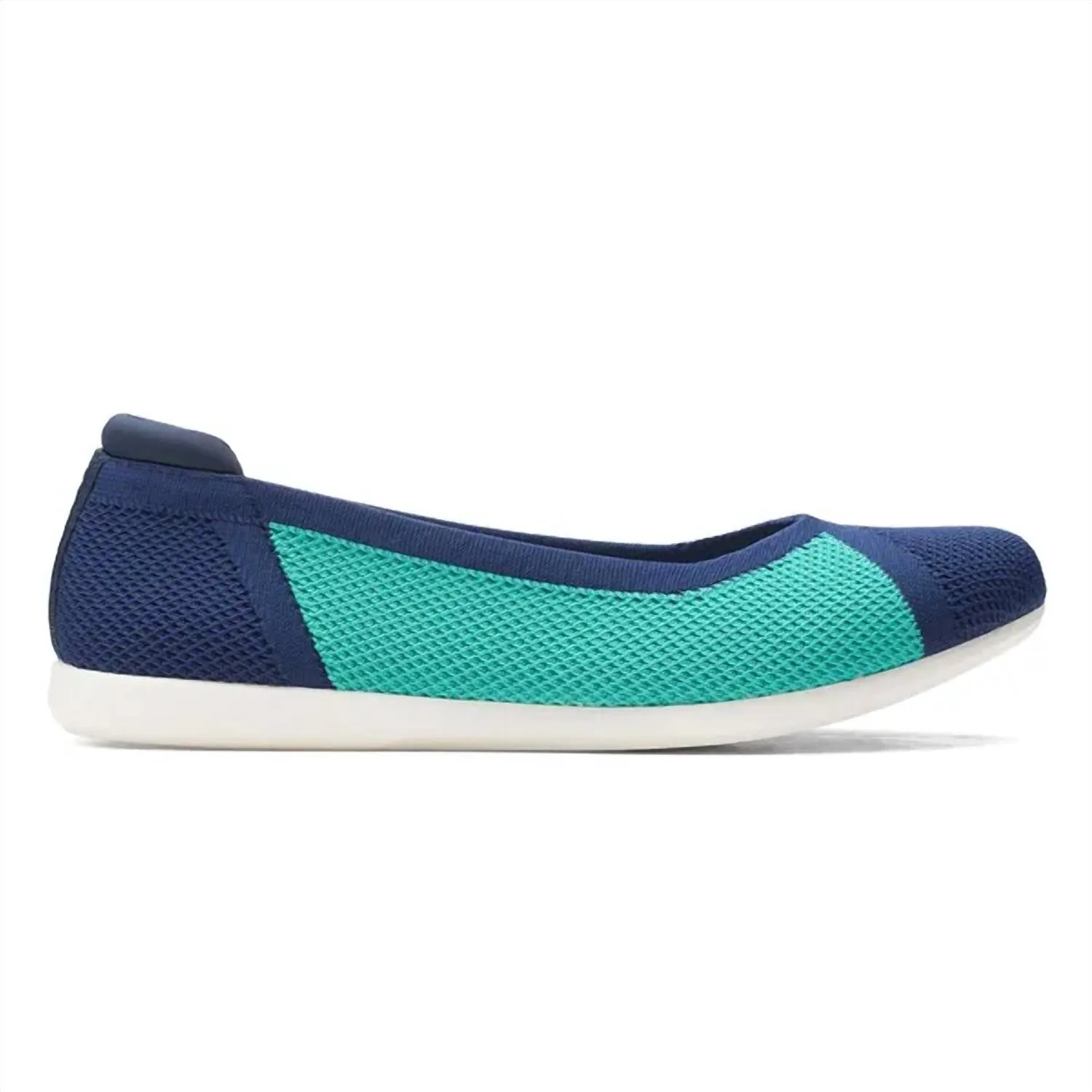 Women's Cloudsteppers Carly Wish Ballet Flats In Navy/green