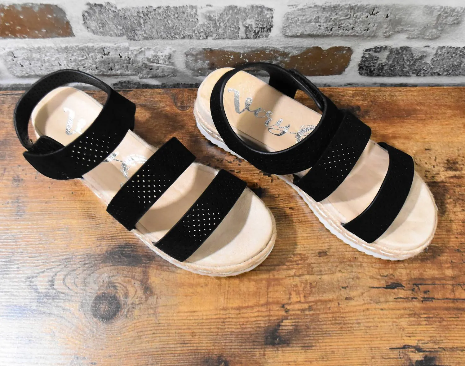 Women's Club Sandals In Black