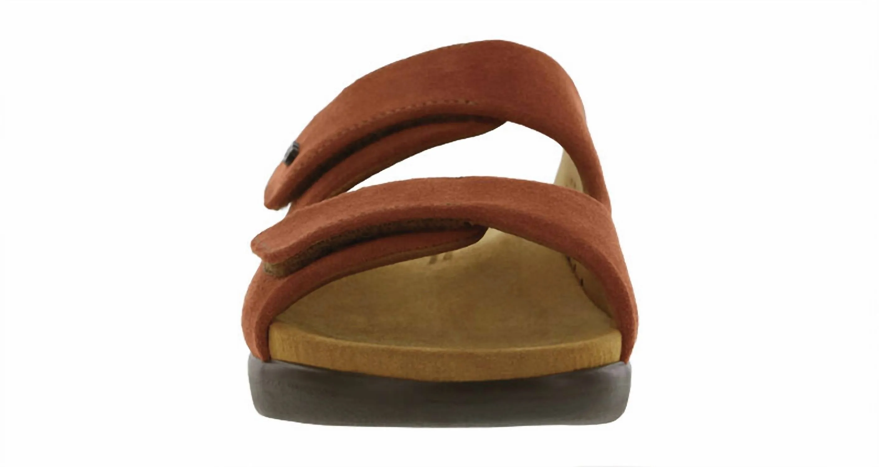 Women's Cozy Slide Sandal In Rust