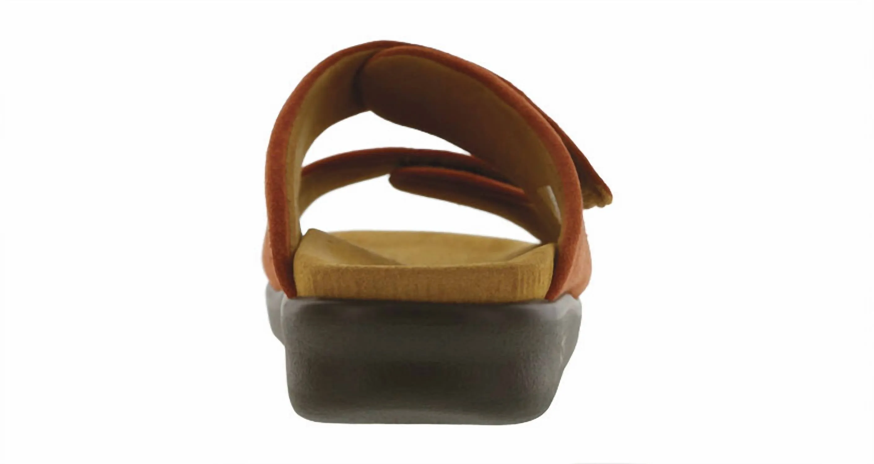 Women's Cozy Slide Sandal In Rust