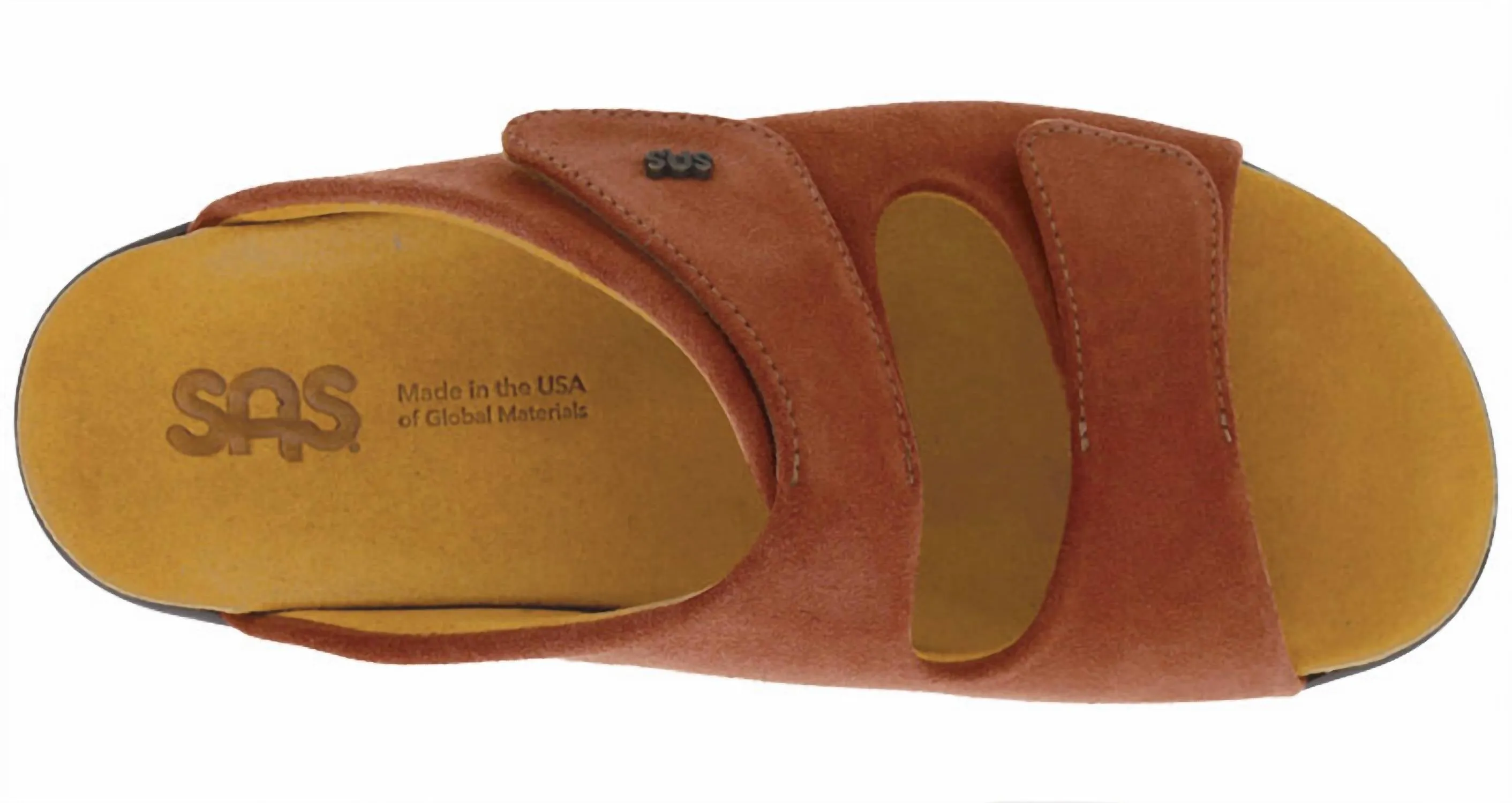 Women's Cozy Slide Sandal In Rust