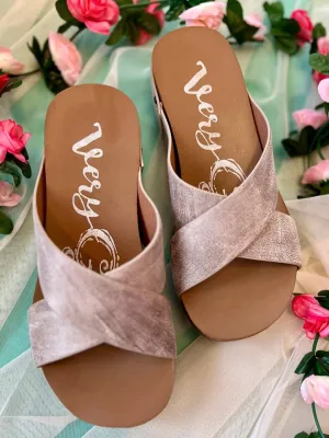 Women's Crossed Paths Sandals In Taupe