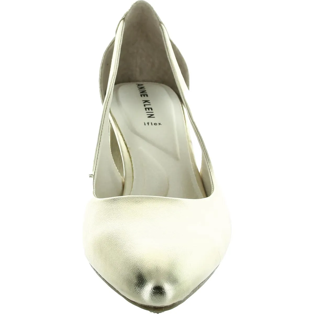 Womens Cut-Out Man Made Block Heels