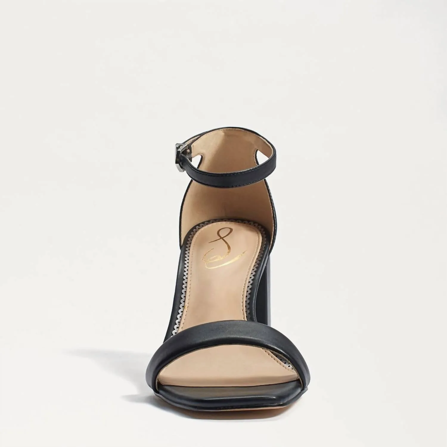 Women's Danielle Block Heels Sandal In Black Leather