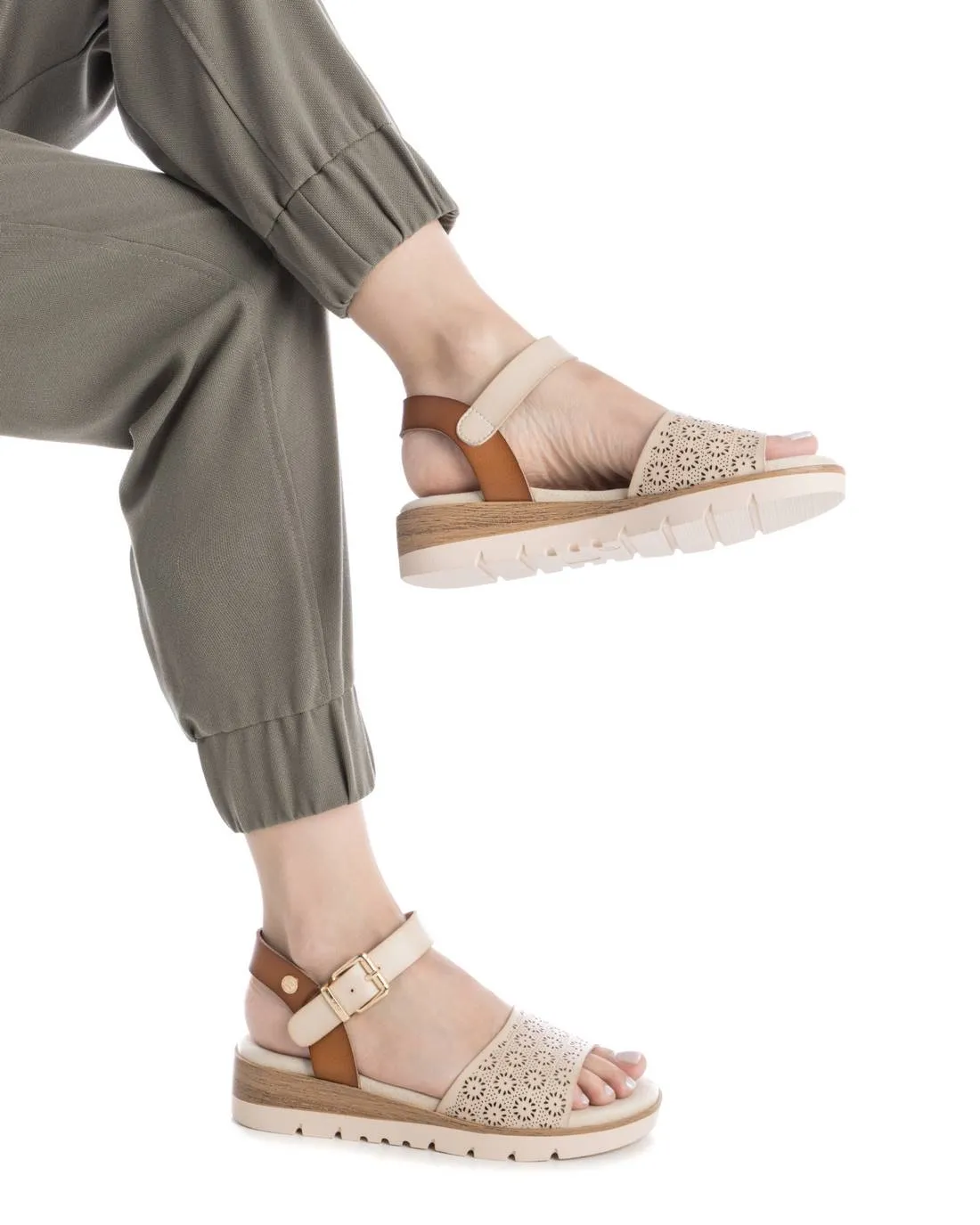 Women's Die Cut Sandals By XTI