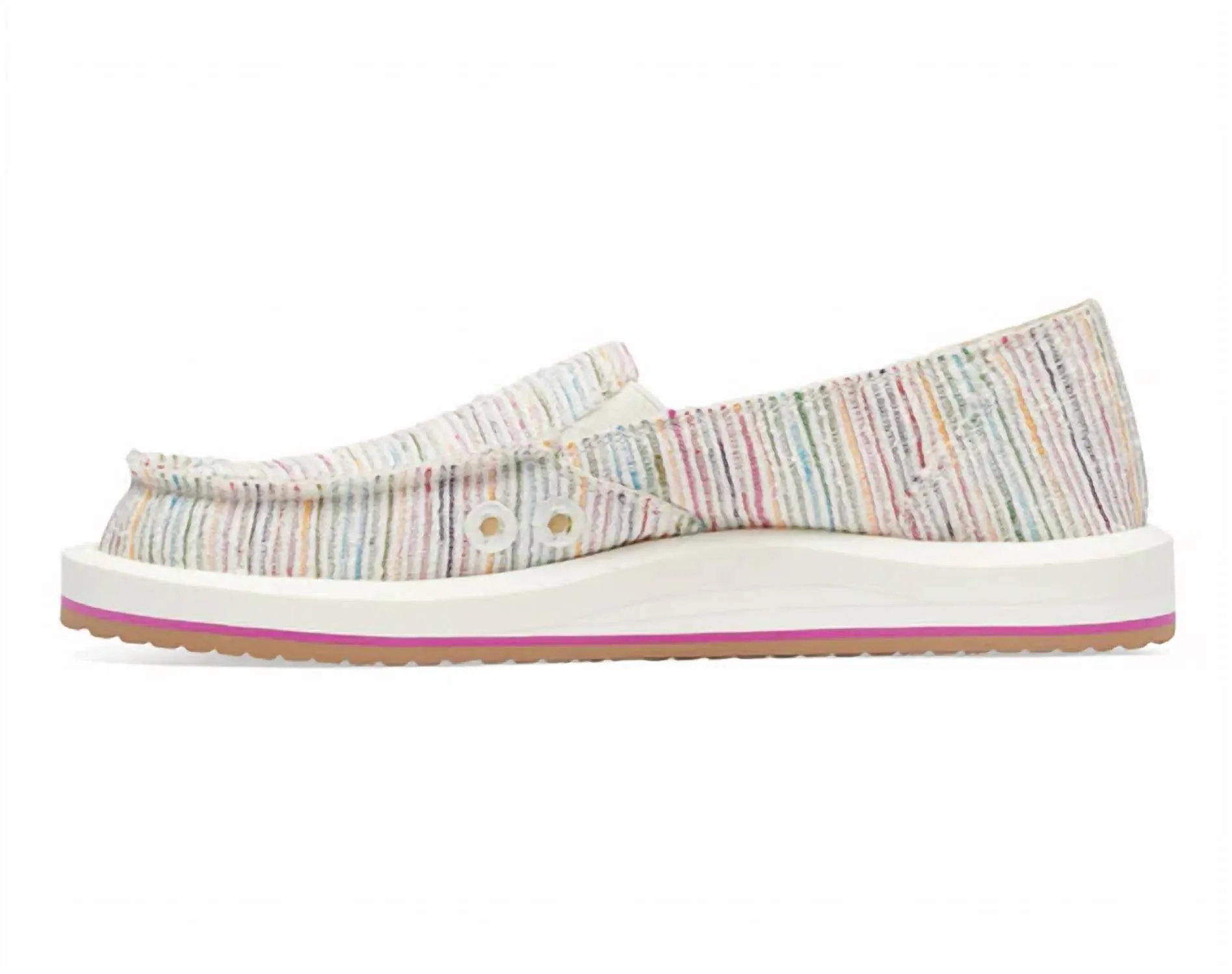 Women's Donna St Slip On In Summer Cord Rainbow