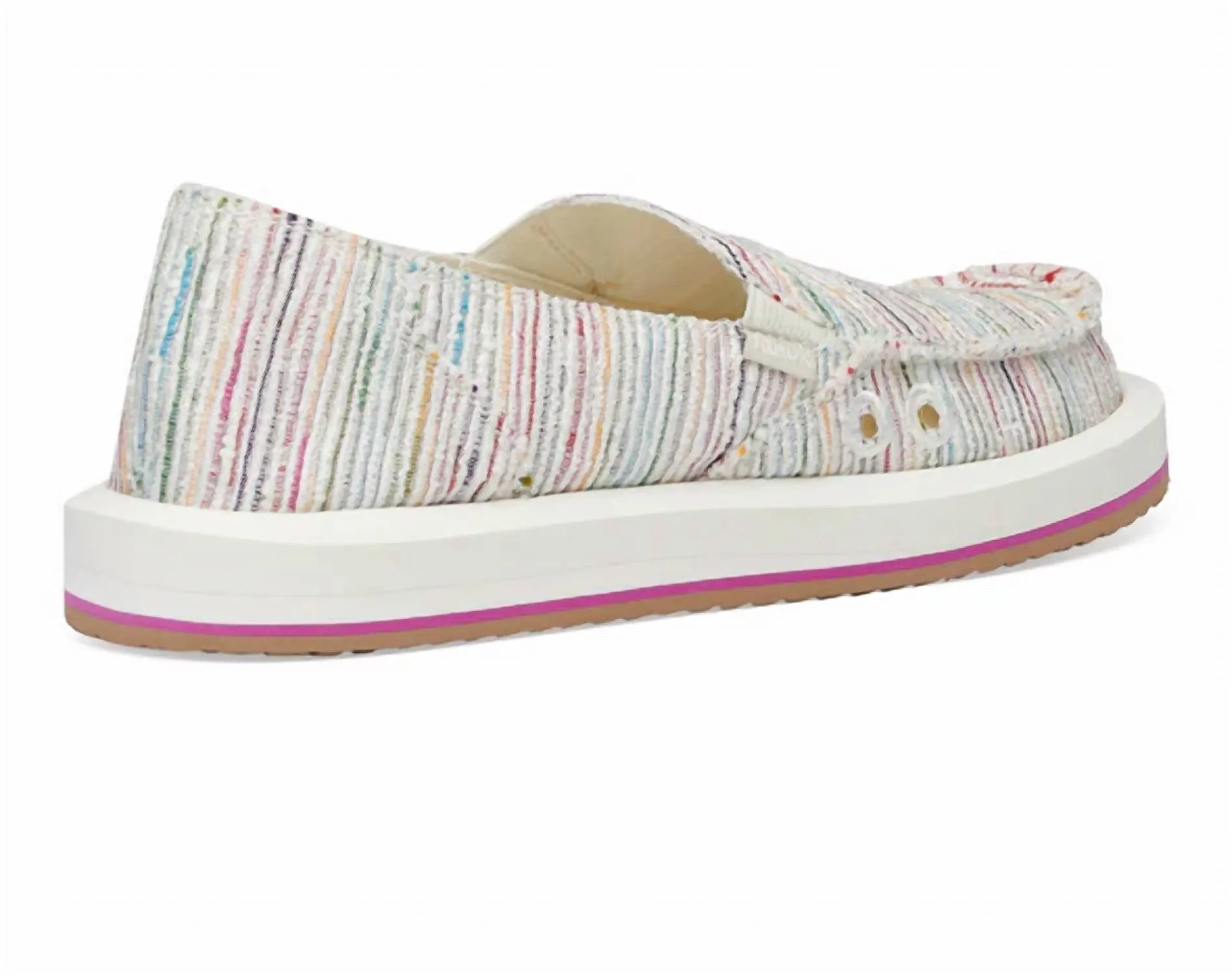 Women's Donna St Slip On In Summer Cord Rainbow