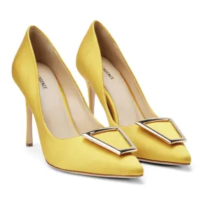 Women's Elea Pump In Citrine Satin