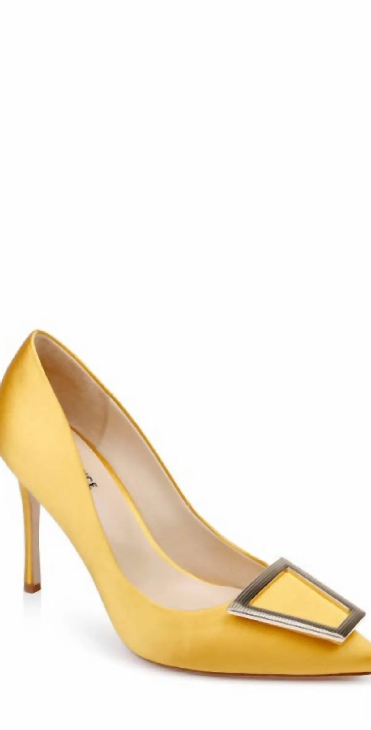 Women's Elea Pump In Citrine Satin
