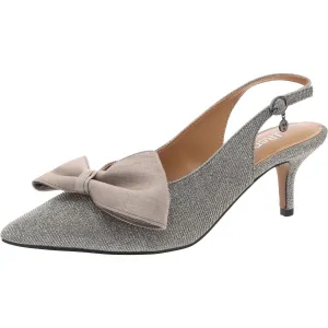 Womens Embellished Slingback Heels