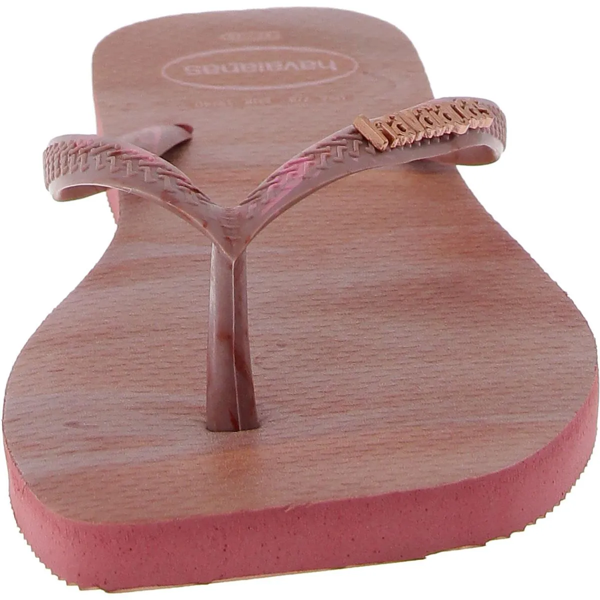 Womens Embellished Slip On Flip-Flops