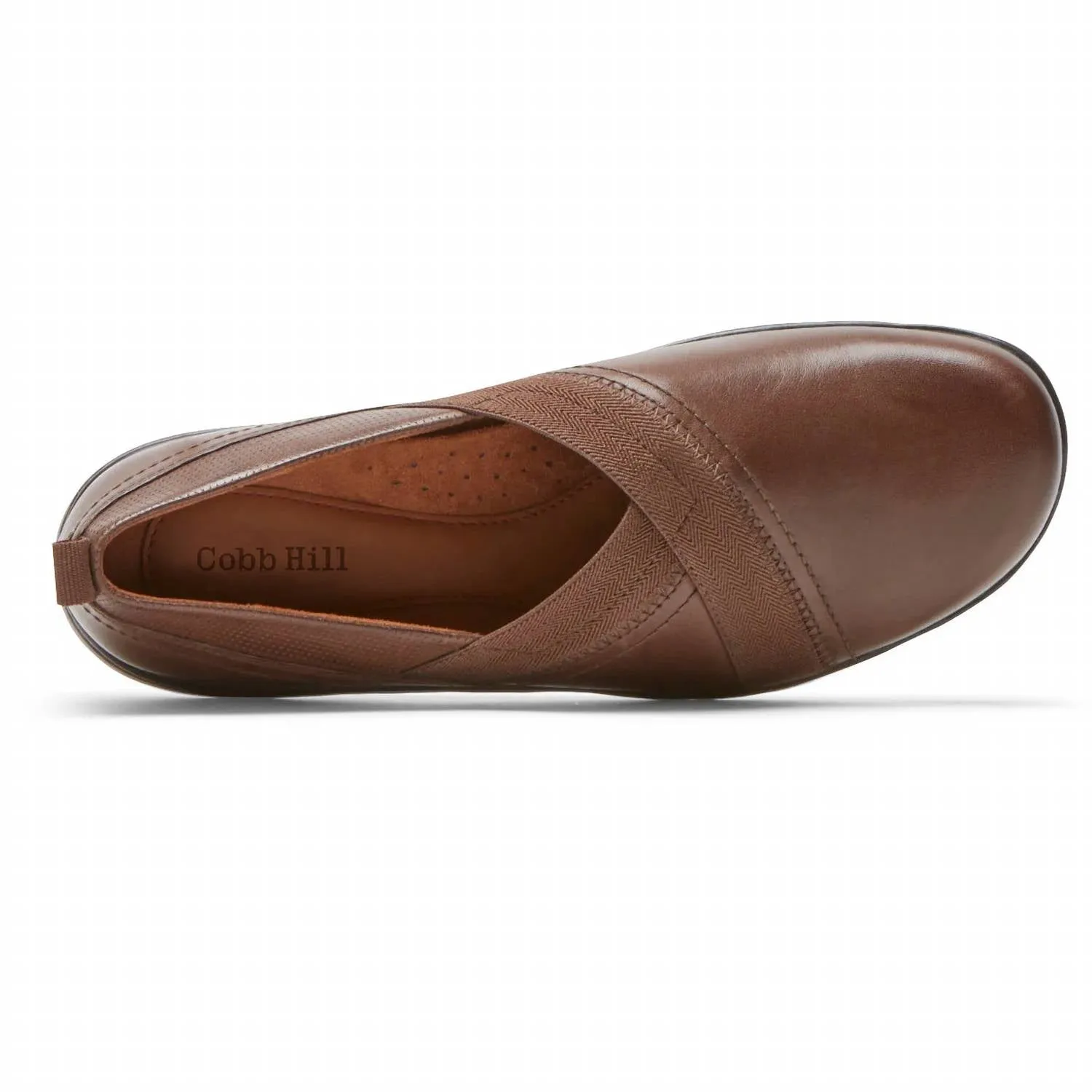 Women's Envelope Slip On Shoes In Brown Leather