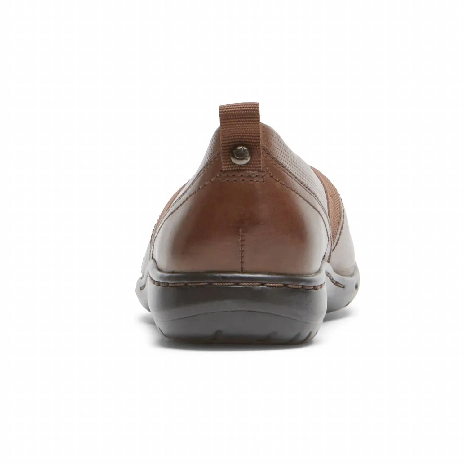 Women's Envelope Slip On Shoes In Brown Leather
