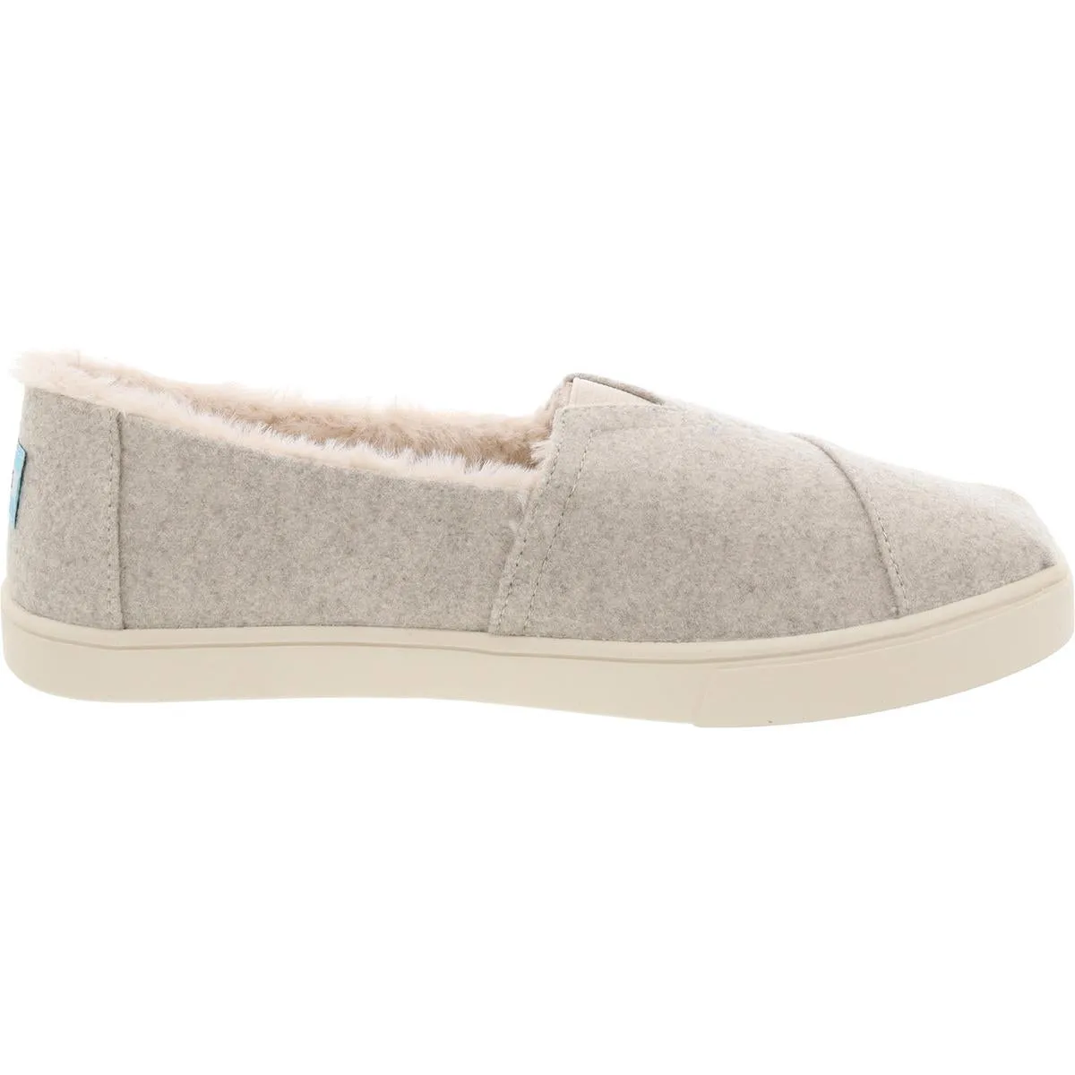 Womens Faux Fur Lined Manmade Loafers