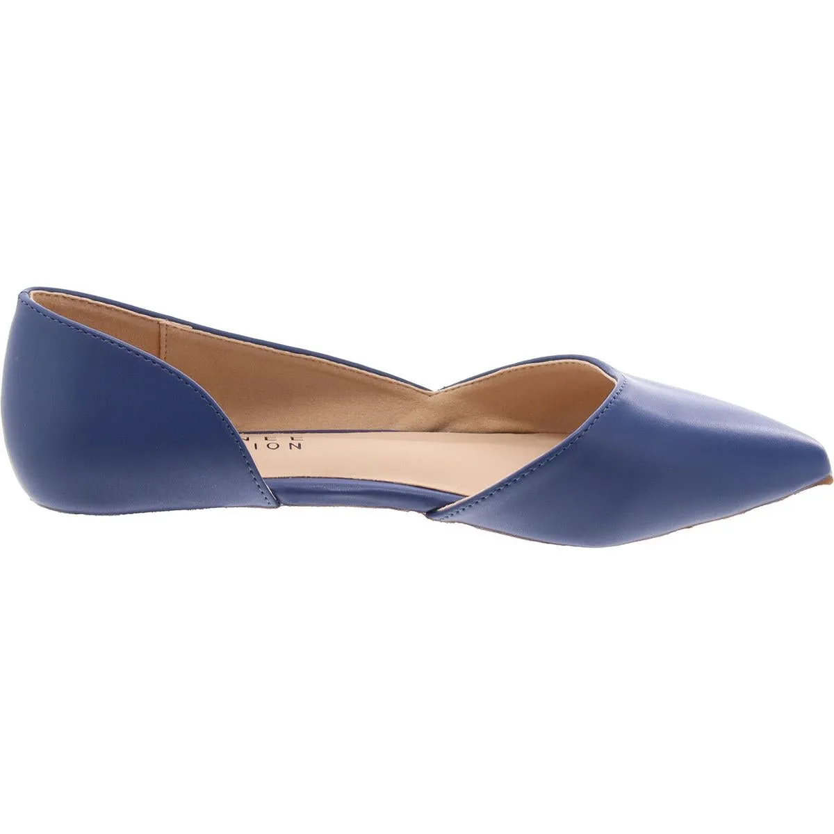 Womens Faux Leather Padded Insole D'Orsay