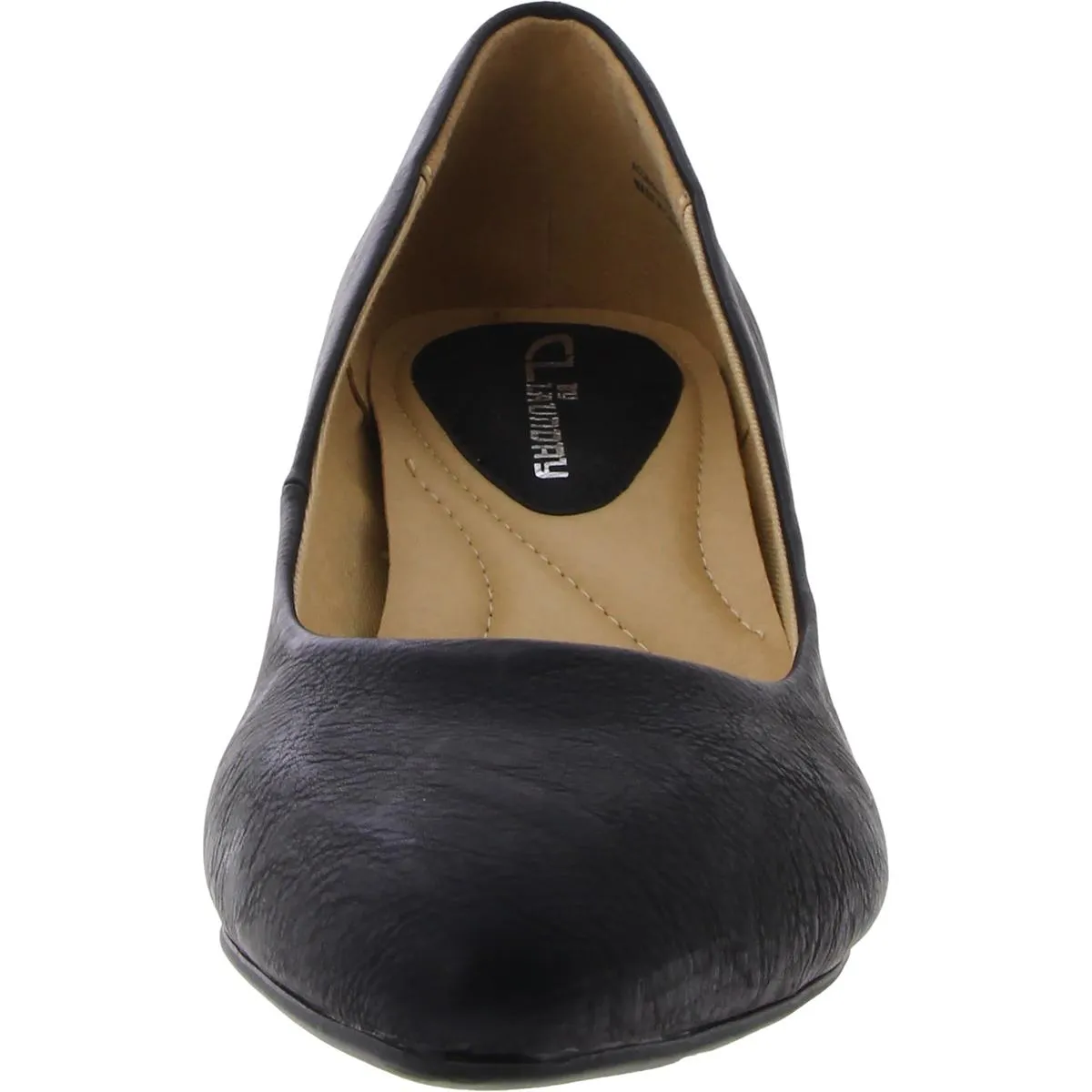 Womens Faux Leather Slip On Wedge Heels