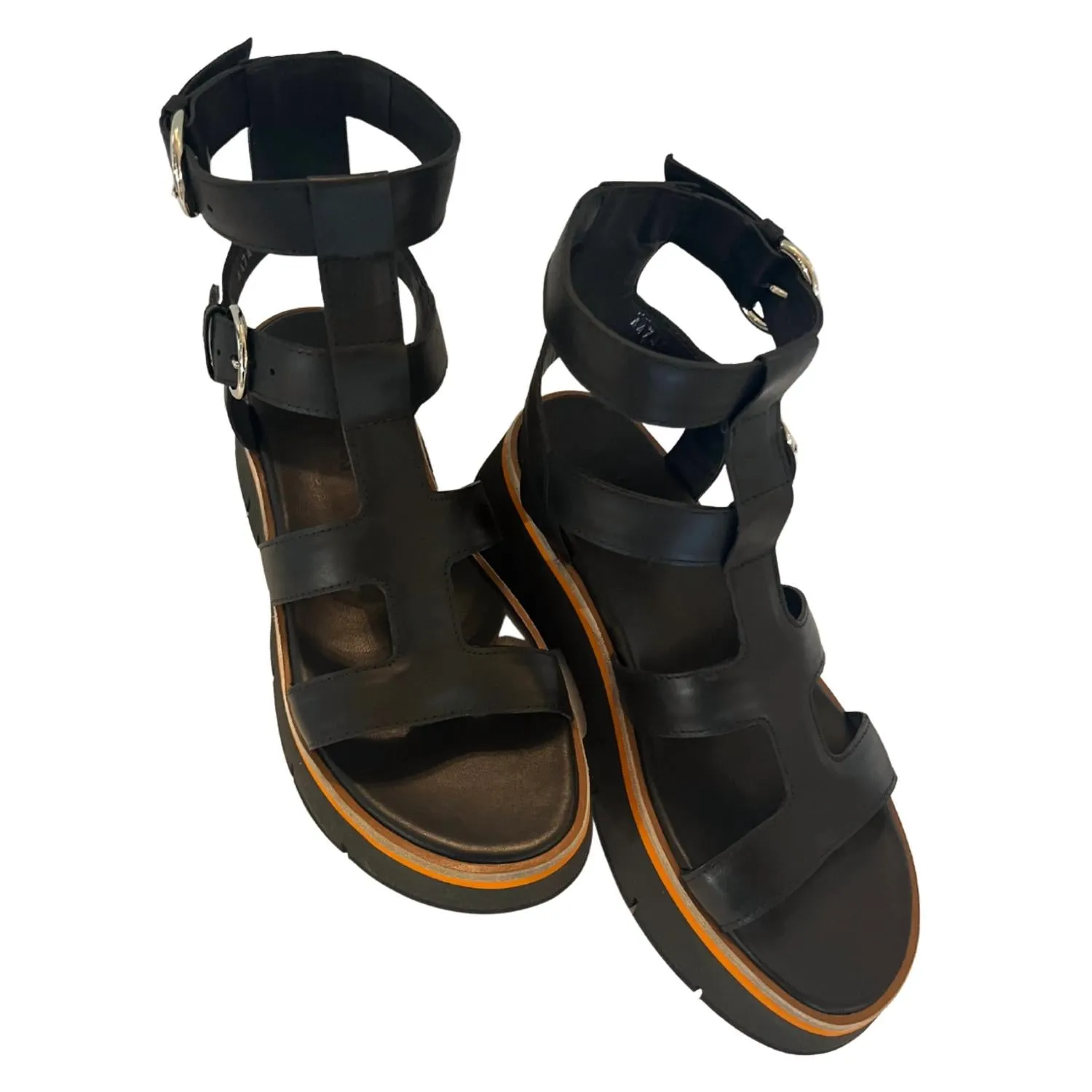 Women's Fiji Sandal In Sedacalf Negro-Verde