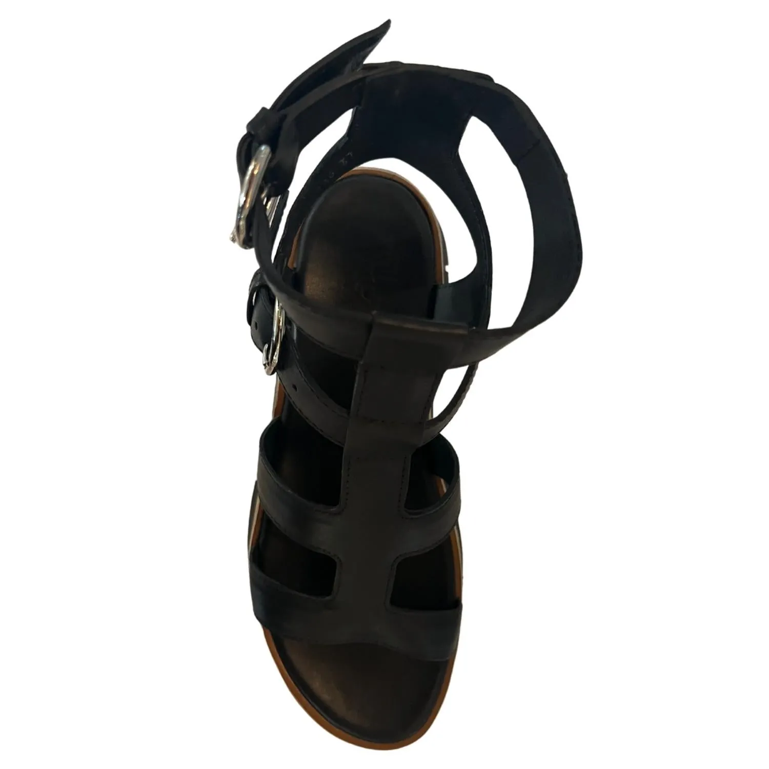 Women's Fiji Sandal In Sedacalf Negro-Verde