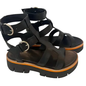 Women's Fiji Sandal In Sedacalf Negro-Verde