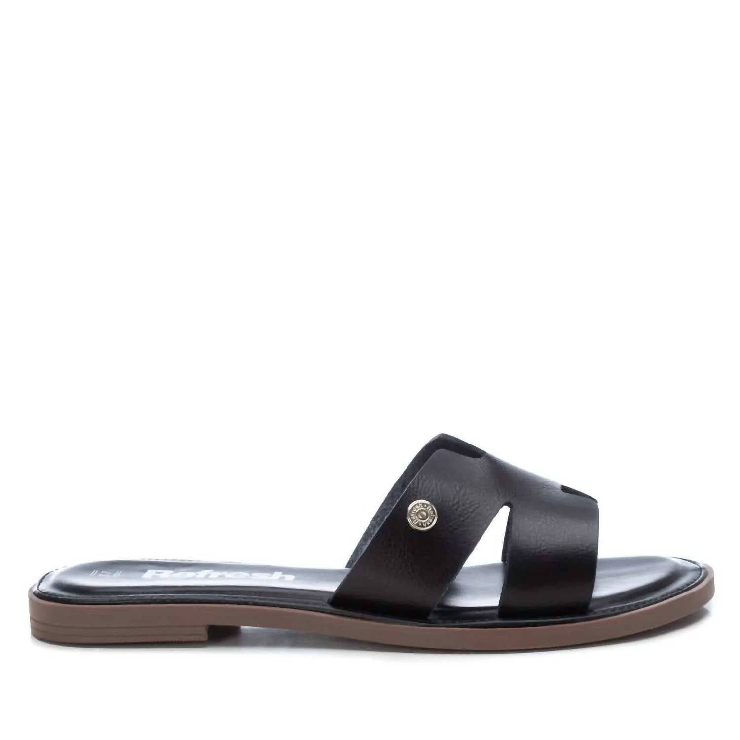 Women's Flat Sandals In Black