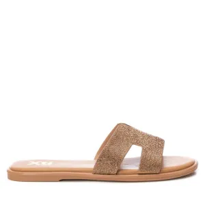 Women's Flat Sandals In Bronze