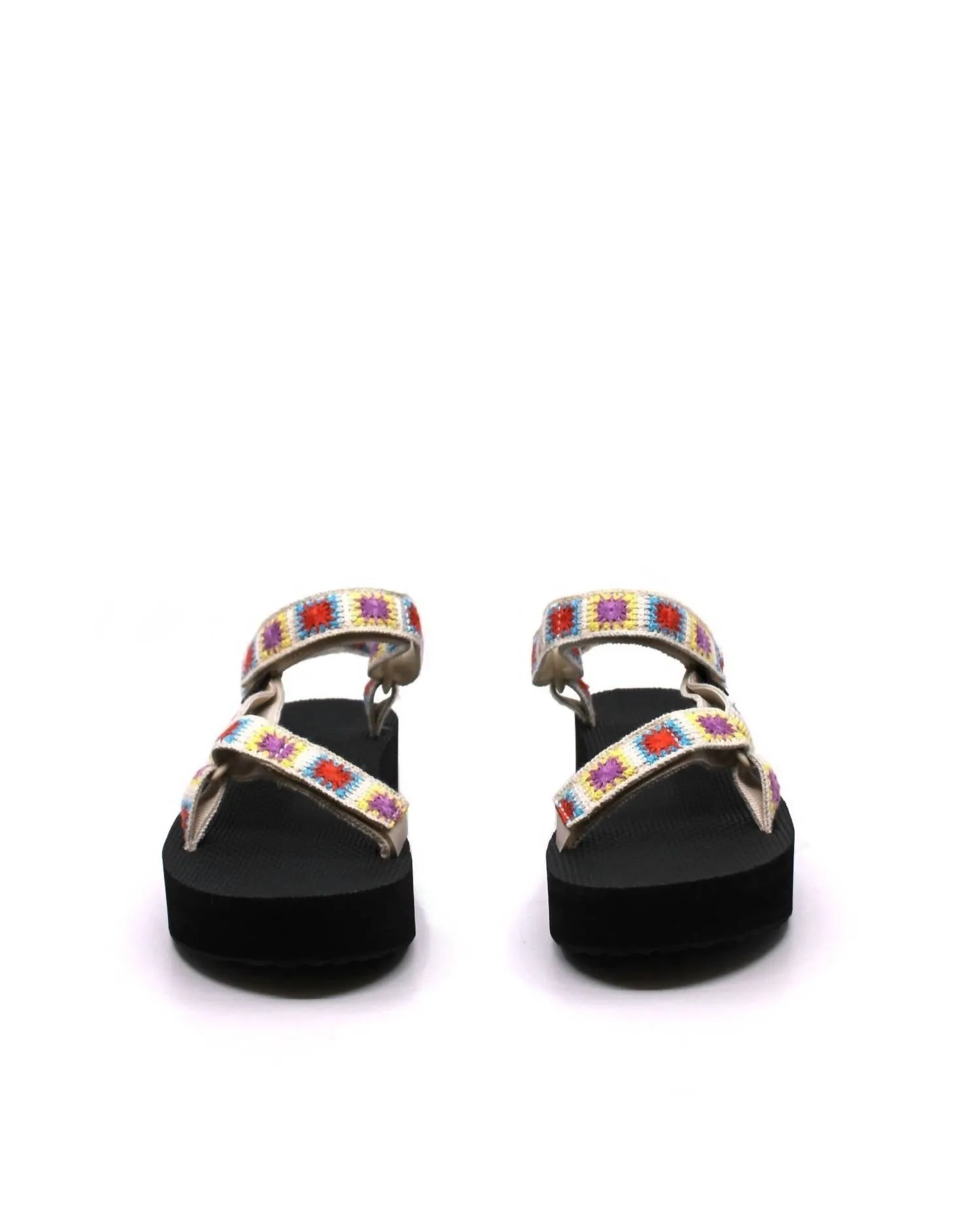 Women's Flatform Universal Crochet Sandal In Explore