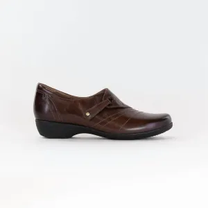 Women's Franny Calf Loafer In Chocolate Burnished