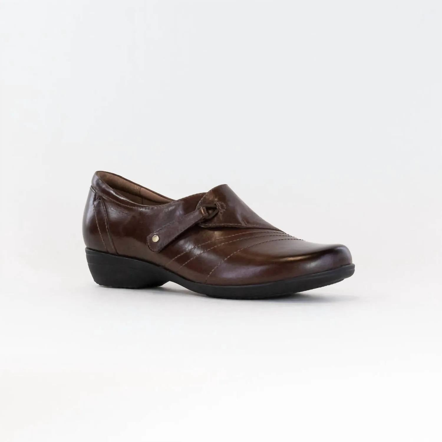 Women's Franny Calf Loafer In Chocolate Burnished