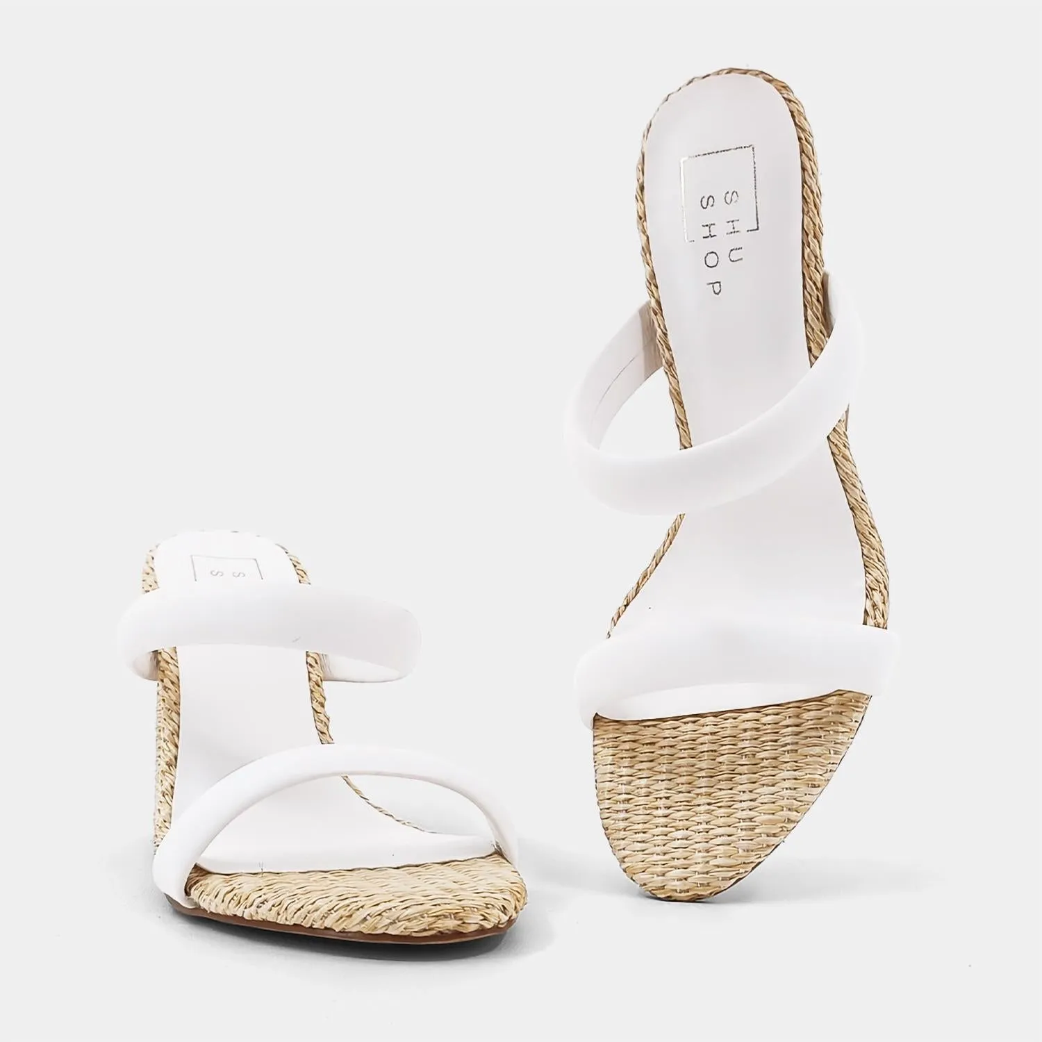 Women's Gardenia Heel In White