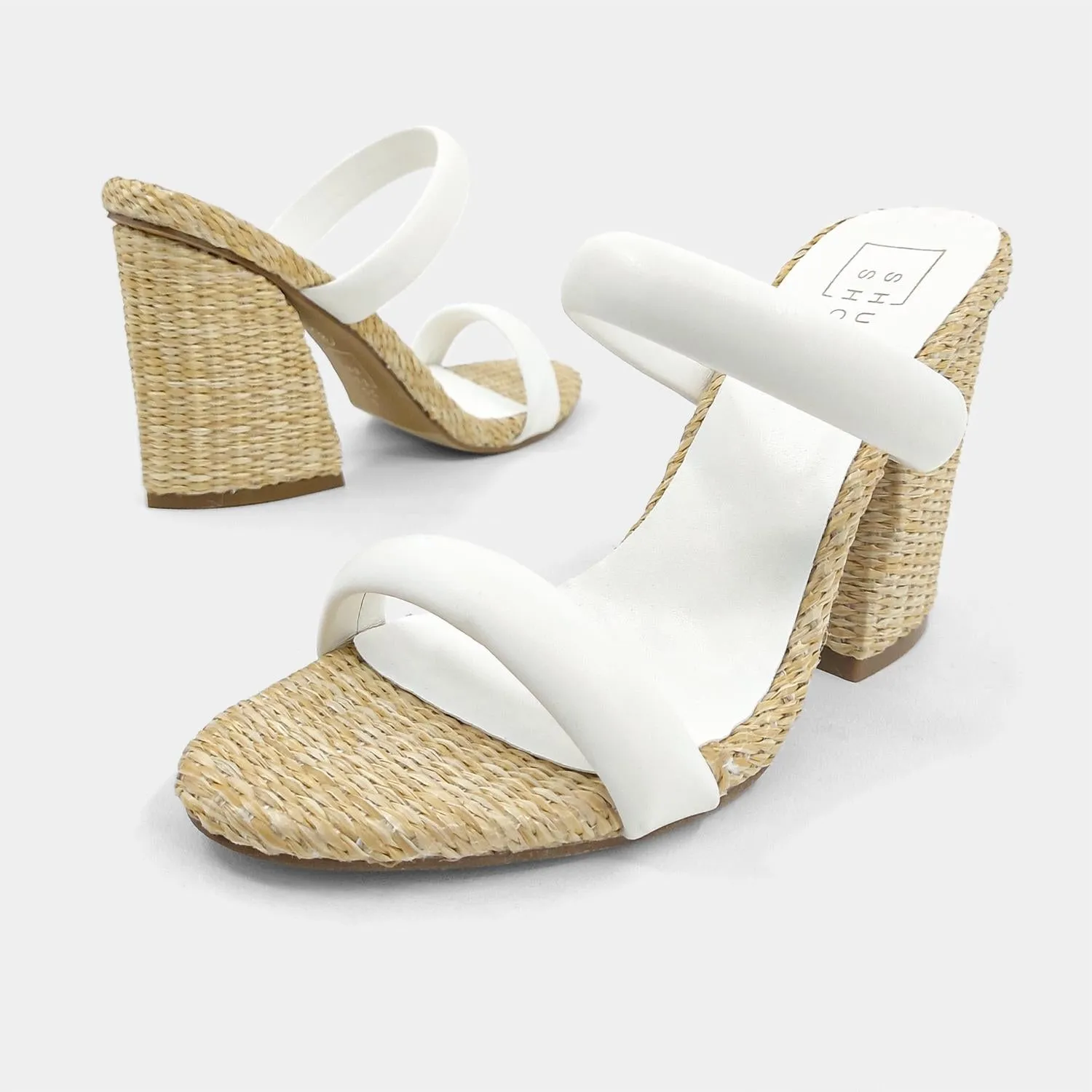 Women's Gardenia Heel In White