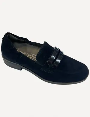 Women's Gill Loafer In Black Suede