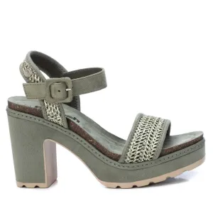 Women's Heeled Suede Sandals By XTI