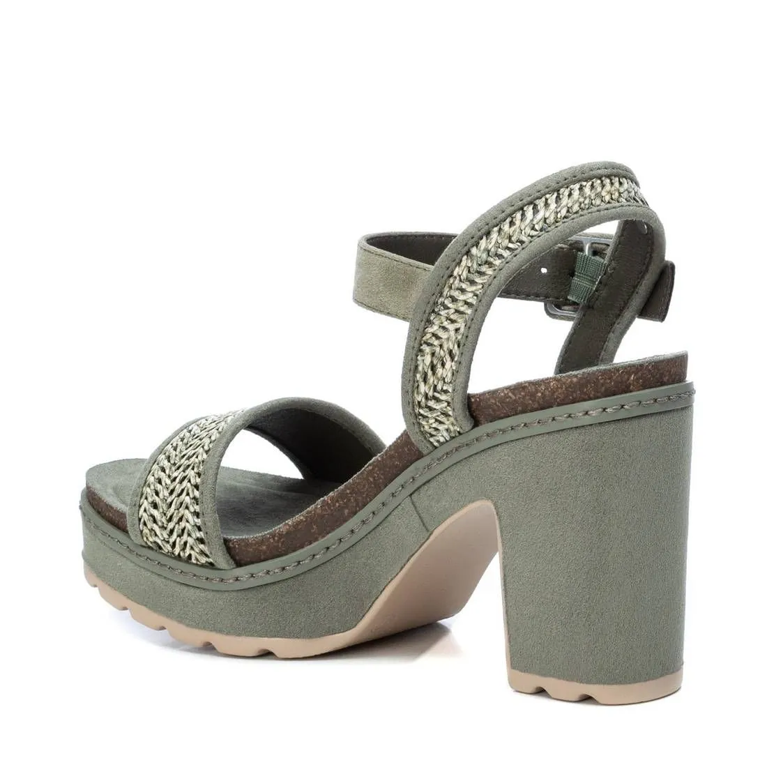 Women's Heeled Suede Sandals By XTI
