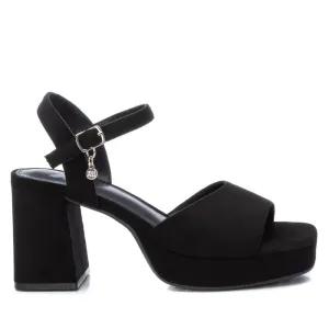 Women's Heeled Suede Sandals With Platform By XTI