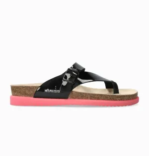Women's Helen Sandal In Black Vernis