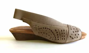 Women's Judson Peep Sling Sandals In Khaki
