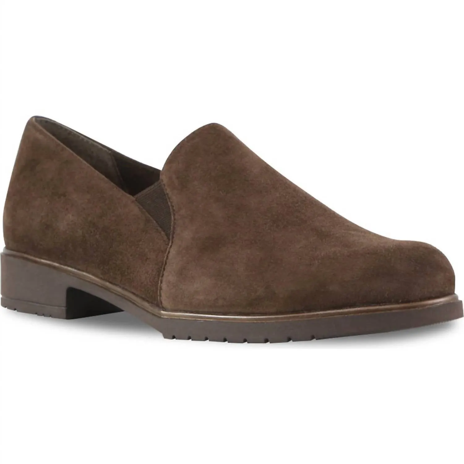 Women's Kam Loafer In Brown Suede