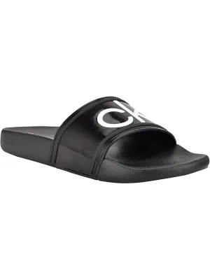 Womens Laceless Rubber Slide Sandals