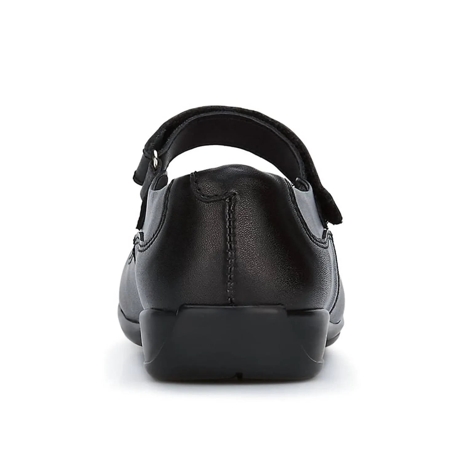 Women's Leather Mary Janes Shoes In Black