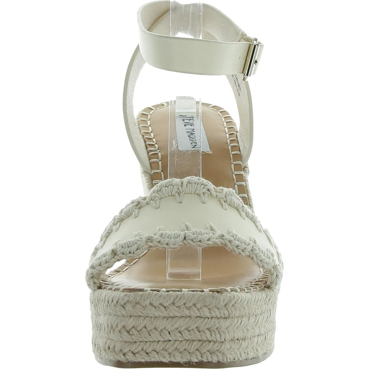 Womens Leather Slip On Espadrilles