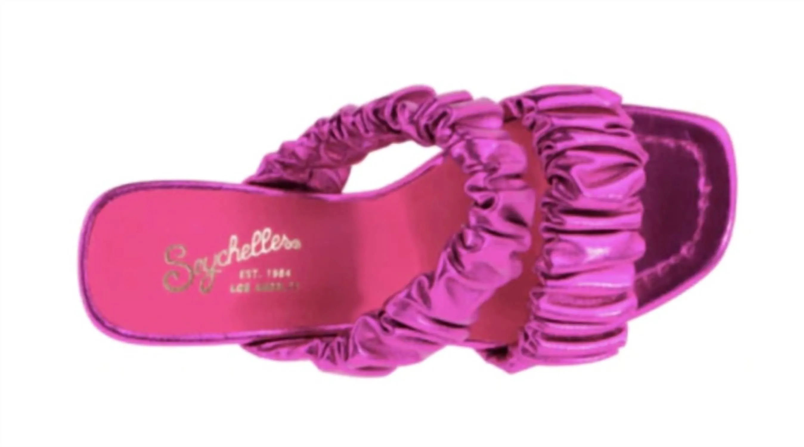 Women's Leeward Metallic Sandal In Fuchsia Metallic