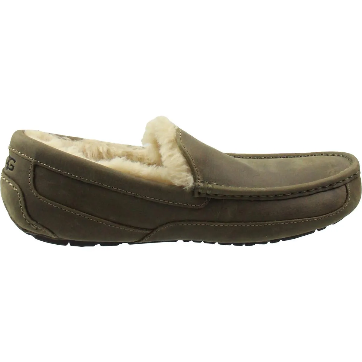 Womens Lined Leather Moccasins