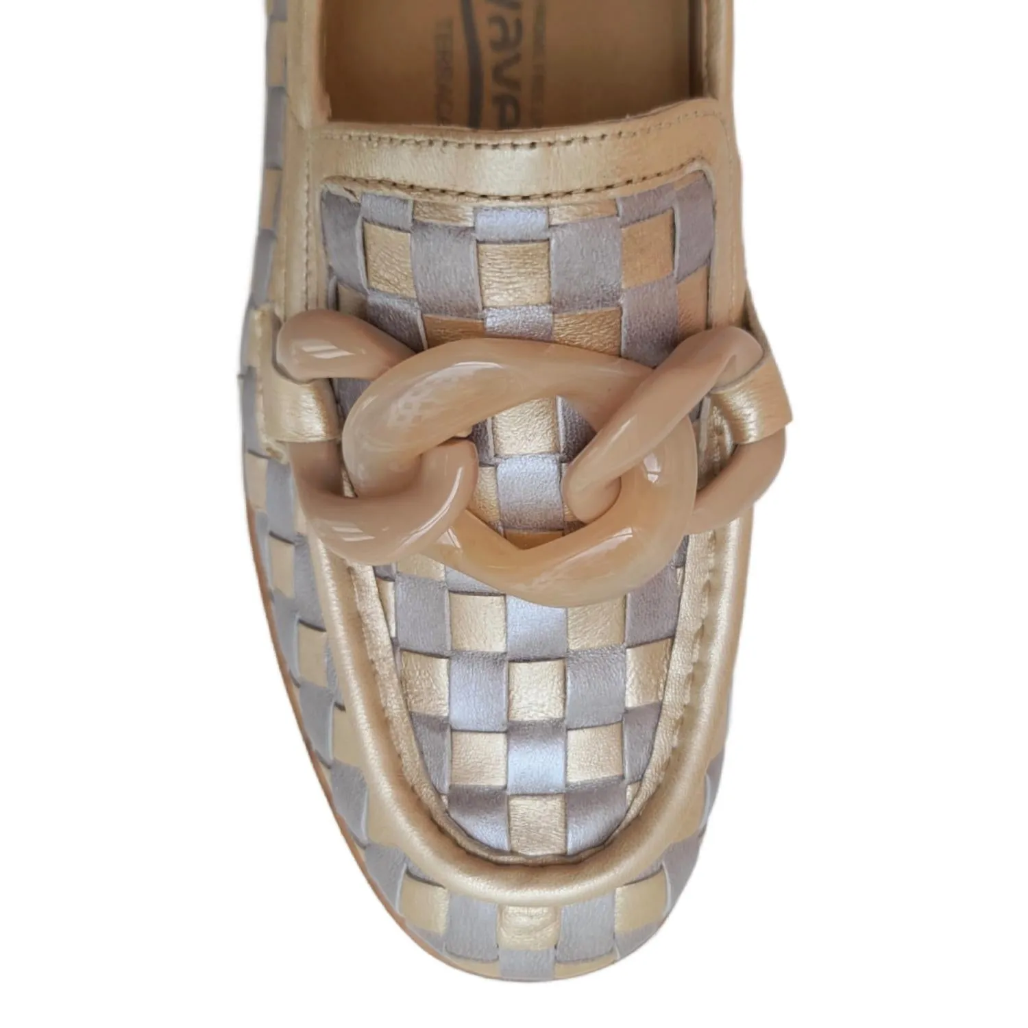 Women's Loafer In Platinum Silver