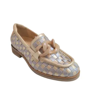 Women's Loafer In Platinum Silver