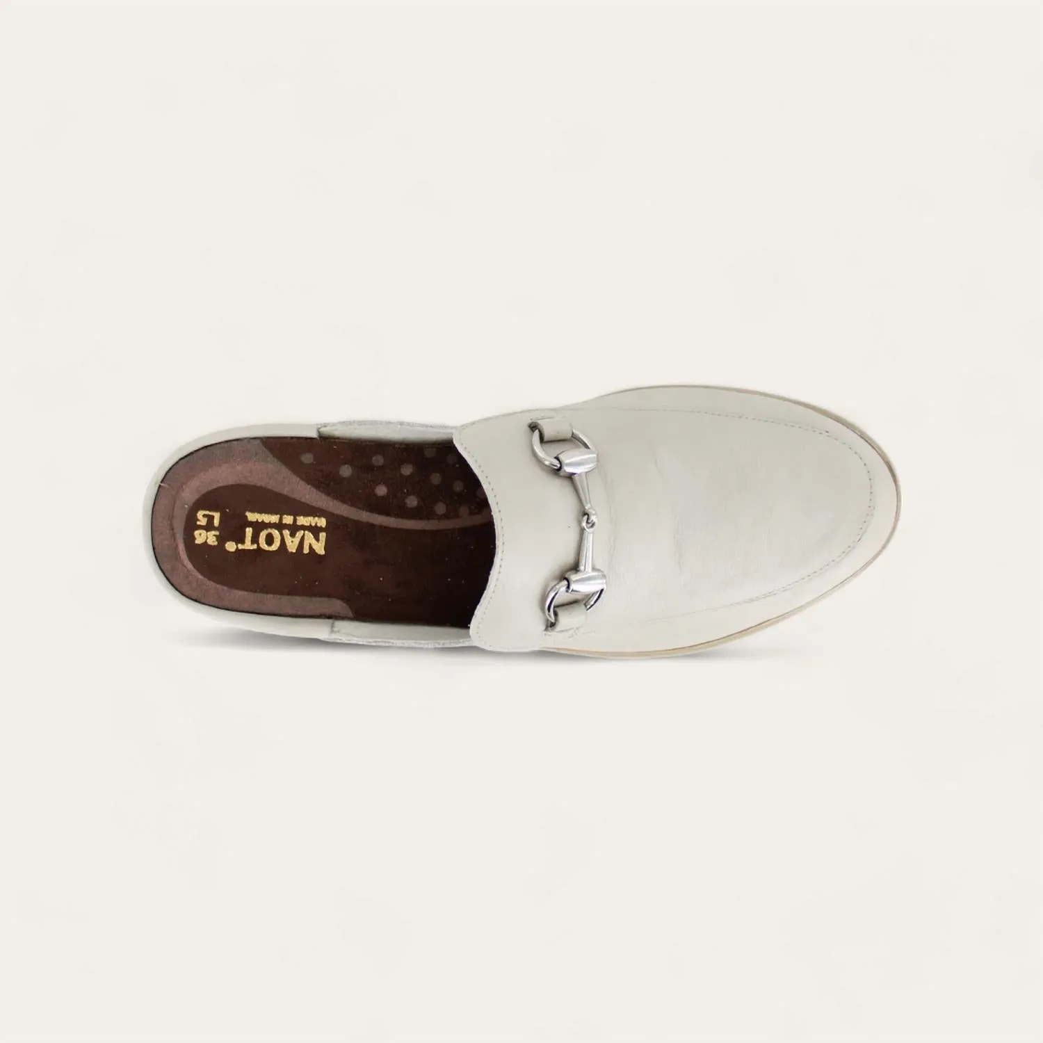 Women's Loafer Slides In Ivory
