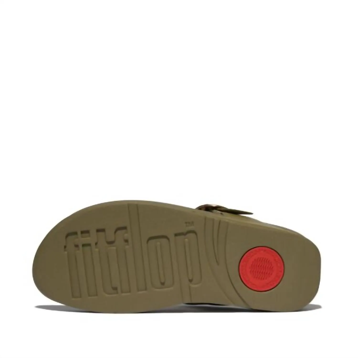 Women's Lulu Toe Post Buckle Sandal In Camo Green