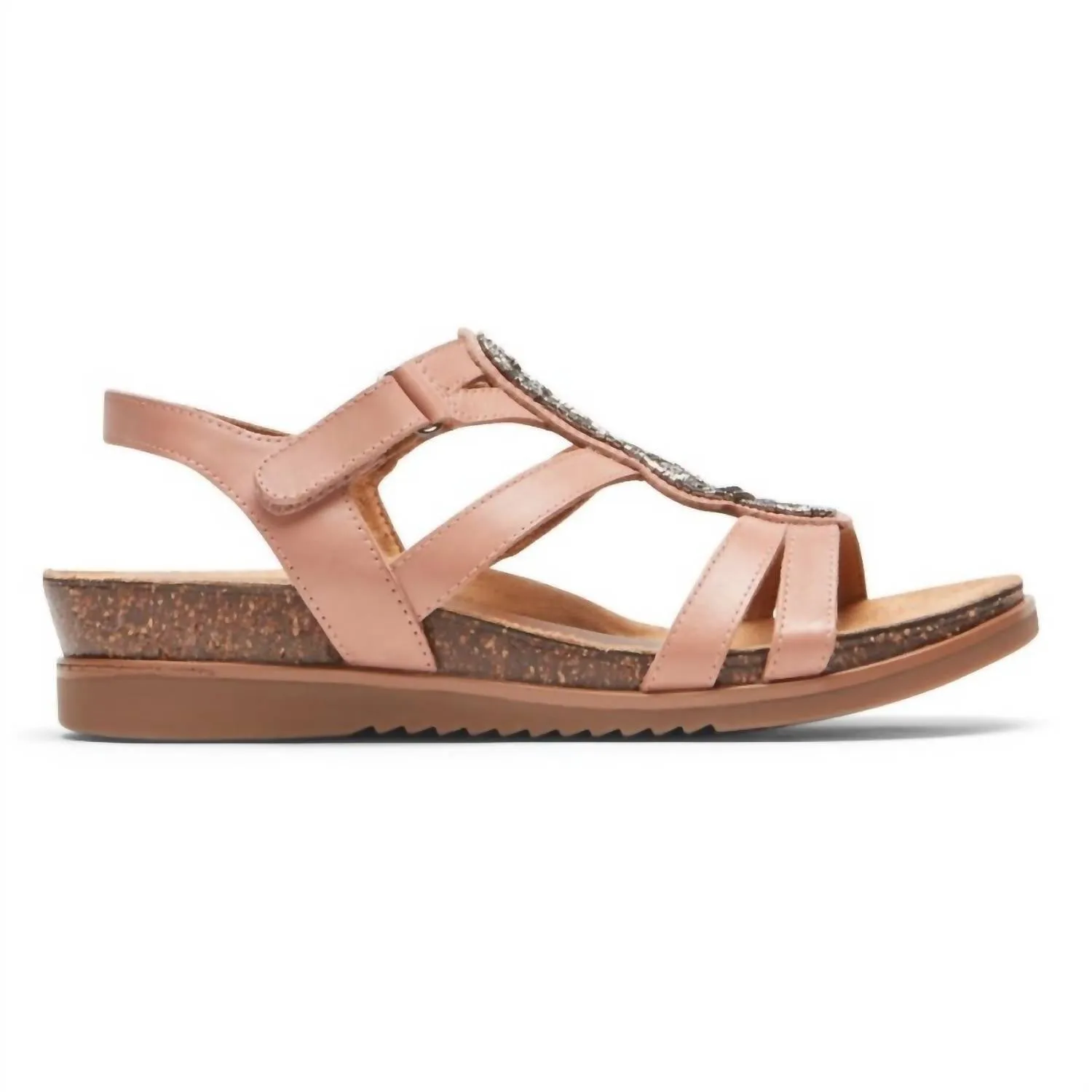 Women's May Embellished Sandal In Pink