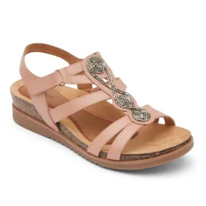 Women's May Embellished Sandal In Pink